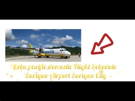 surigao airport flight schedule.